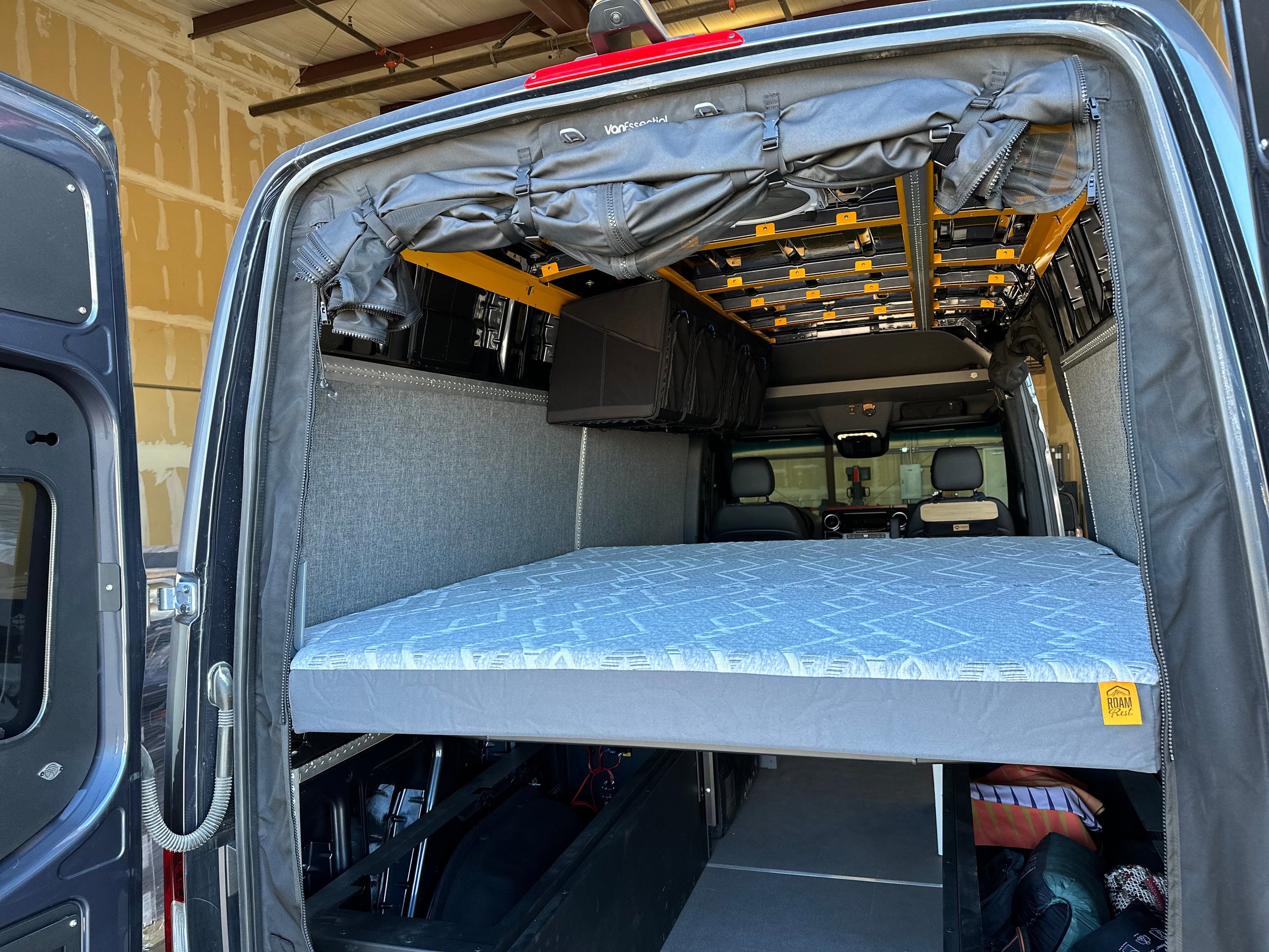 ROAM REST TRI-FOLD MATTRESS: FIT TO PLATFORM BED SYSTEM | Camper Van